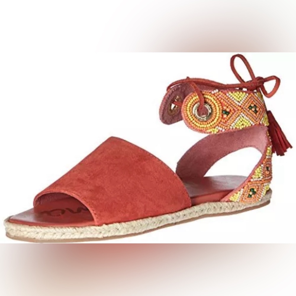NWT Sam Edelman Shae Boho Beaded Sandal Size 6.5